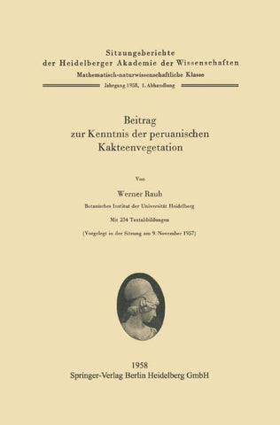 Beitrag zur Kenntnis der peruanischen Kakteenvegetation