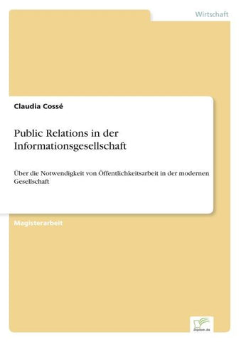 Public Relations in der Informationsgesellschaft