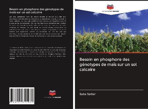 Besoin en phosphore des génotypes de maïs sur un sol calcaire