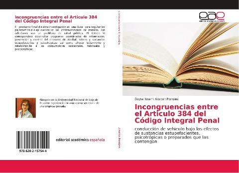Incongruencias entre el Articulo 384 del Código Integral Penal