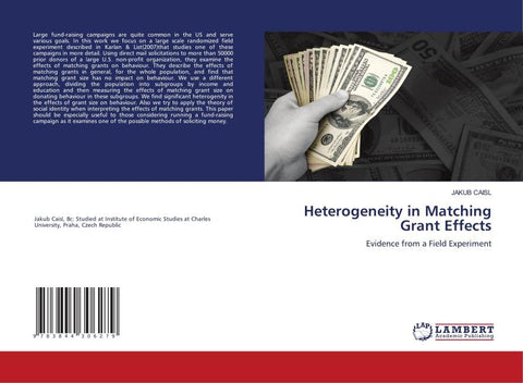 Heterogeneity in Matching Grant Effects