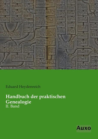 Handbuch der praktischen Genealogie