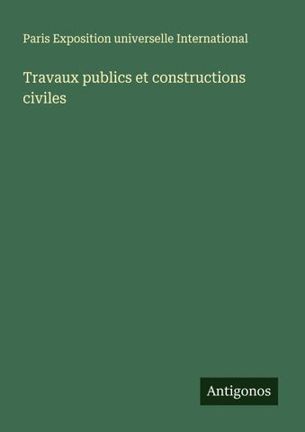 Travaux publics et constructions civiles