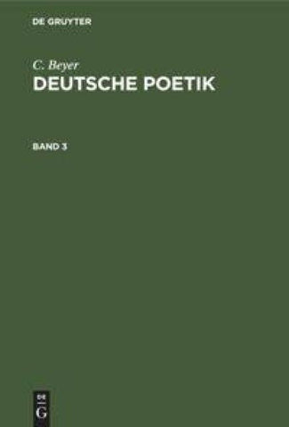 Deutsche Poetik. Band 3