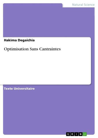 Optimisation Sans Cantraintes