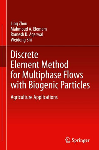 Discrete Element Method for Multiphase Flows with Biogenic Particles