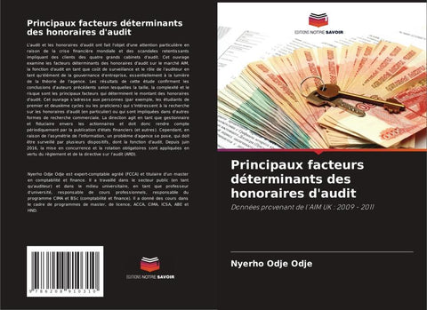 Principaux facteurs déterminants des honoraires d'audit