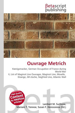 Ouvrage Metrich