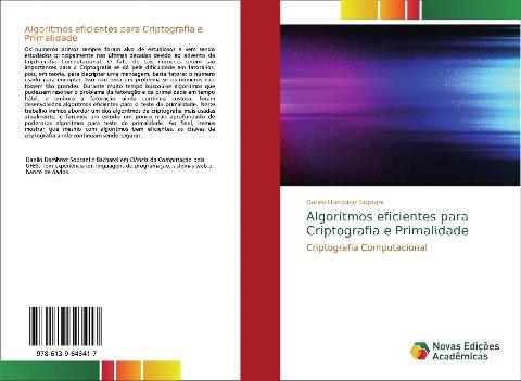 Algoritmos eficientes para Criptografia e Primalidade
