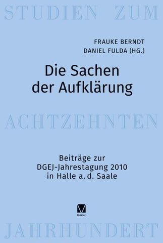 Die Sachen der Aufklärung