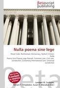Nulla poena sine lege