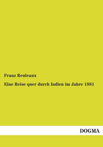 Eine Reise quer durch Indien im Jahre 1881