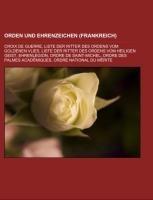 Orden und Ehrenzeichen (Frankreich)