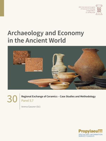 Regional Exchange of Ceramics – Case Studies and Methodology