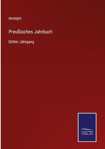 Preußisches Jahrbuch