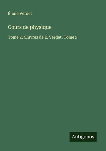 Cours de physique