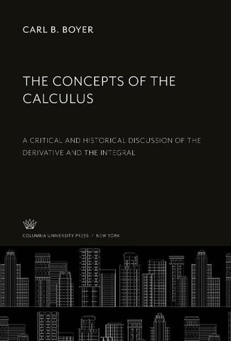 The Concepts of the Calculus