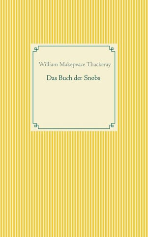 Das Buch der Snobs
