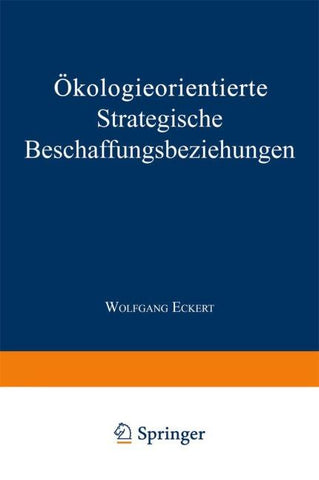 Ökologieorientierte Strategische Beschaffungsbeziehungen