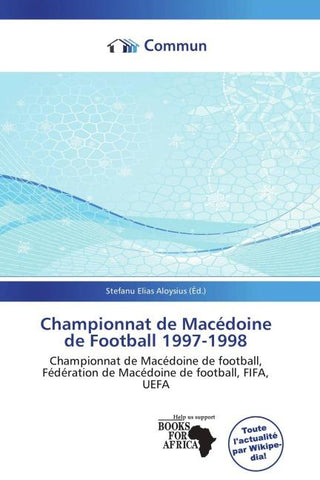 Championnat de Macédoine de Football 1997-1998