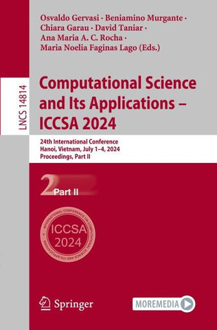 Computational Science and Its Applications – ICCSA 2024