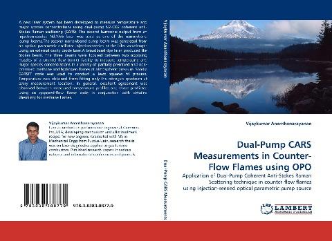 Dual-Pump CARS Measurements in Counter-Flow Flames using OPO