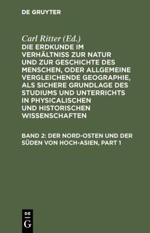Der Nord-Osten und der Süden von Hoch-Asien