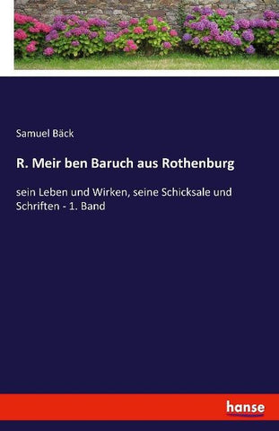 R. Meir ben Baruch aus Rothenburg