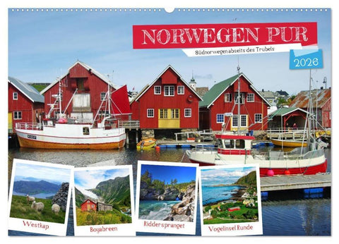 Norwegen PUR (Wandkalender 2026 DIN A2 quer), CALVENDO Monatskalender