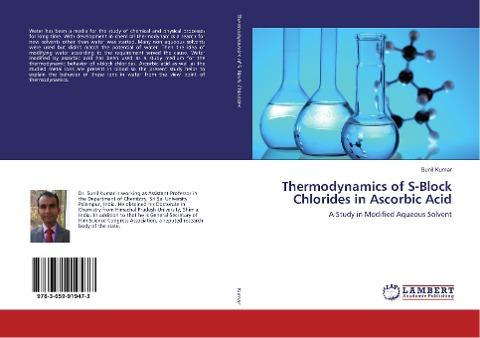 Thermodynamics of S-Block Chlorides in Ascorbic Acid