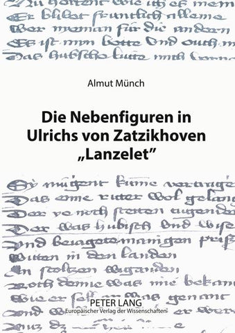 Die Nebenfiguren in Ulrichs von Zatzikhoven 'Lanzelet'