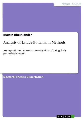 Analysis of Lattice-Boltzmann Methods