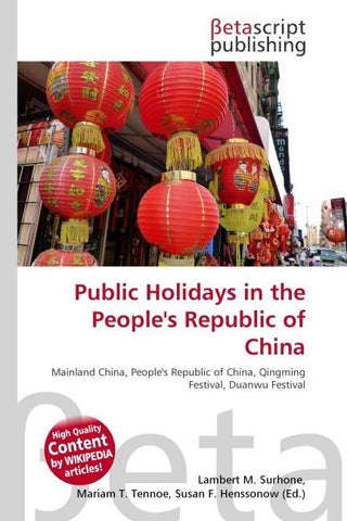 Public Holidays in the People's Republic of China