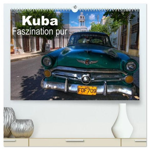 Kuba - Faszination pur (hochwertiger Premium Wandkalender 2026 DIN A2 quer), Kunstdruck in Hochglanz