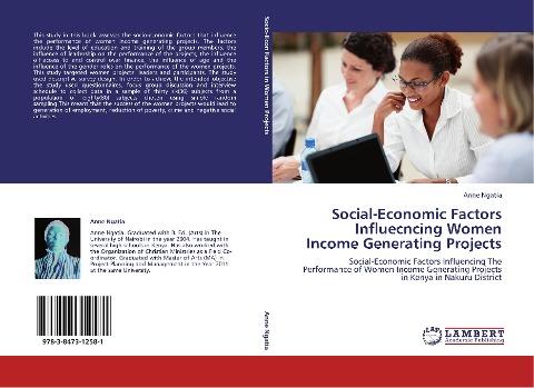 Social-Economic Factors Influecncing Women Income Generating Projects