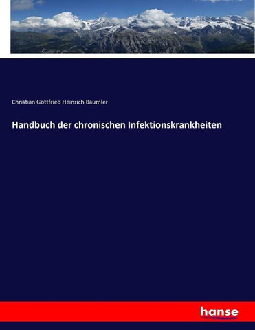 Handbuch der chronischen Infektionskrankheiten