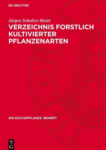 Verzeichnis forstlich kultivierter Pflanzenarten