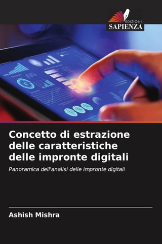 Concetto di estrazione delle caratteristiche delle impronte digitali