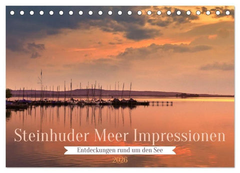 Steinhuder Meer Impressionen (Tischkalender 2026 DIN A5 quer), CALVENDO Monatskalender