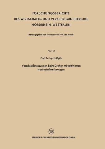 Verschleißmessungen beim Drehen mit aktivierten Hartmetallwerkzeugen