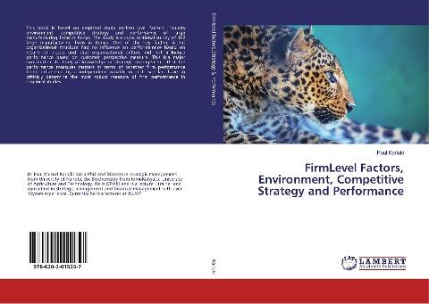 FirmLevel Factors, Environment, Competitive Strategy and Performance