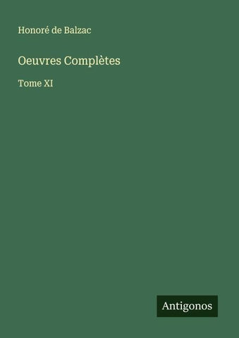 Oeuvres Complètes