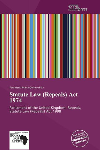 Statute Law (Repeals) Act 1974