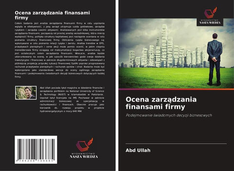 Ocena zarz¿dzania finansami firmy
