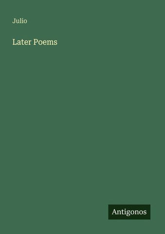 Later Poems