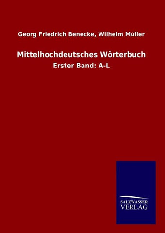 Mittelhochdeutsches Wörterbuch