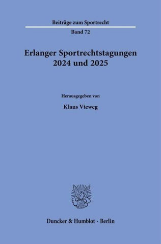 Erlanger Sportrechtstagungen 2024 und 2025