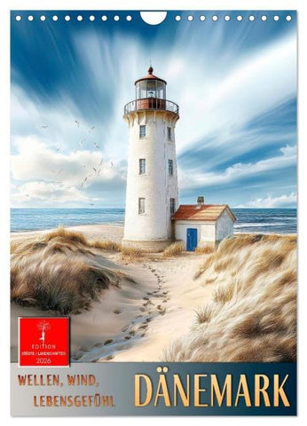 Dänemark - Wellen, Wind, Lebensgefühl (Wandkalender 2026 DIN A4 hoch), CALVENDO Monatskalender