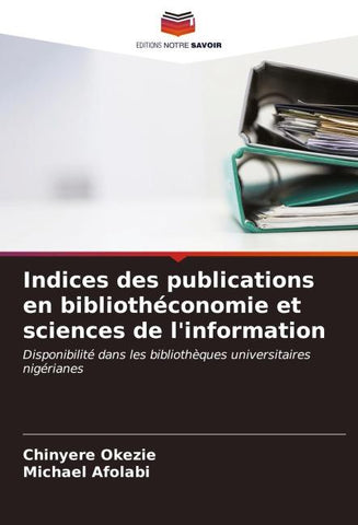 Indices des publications en bibliothéconomie et sciences de l'information