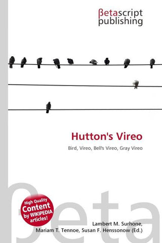 Hutton's Vireo